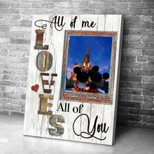 Load image into Gallery viewer, Personalized Couple Mouse Poster Custom Name Wall Art Gift