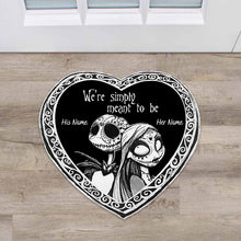 Load image into Gallery viewer, Personalized Nightmare Before Christmas Doormat Custom Name Gift