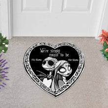 Load image into Gallery viewer, Personalized Nightmare Before Christmas Doormat Custom Name Gift