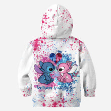 Load image into Gallery viewer, Personalized Ohana All-Over Print Hoodie Custom Names Gift for Couples