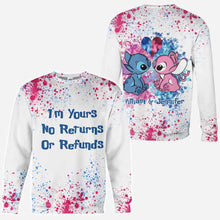Load image into Gallery viewer, Personalized Ohana All-Over Print Hoodie Custom Names Gift for Couples
