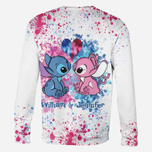 Load image into Gallery viewer, Personalized Ohana All-Over Print Hoodie Custom Names Gift for Couples