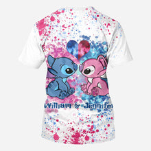 Load image into Gallery viewer, Personalized Ohana All-Over Print Hoodie Custom Names Gift for Couples