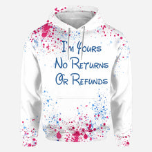 Load image into Gallery viewer, Personalized All Over Print Hoodie Custom Name Gift for Couples