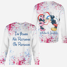 Load image into Gallery viewer, Personalized All Over Print Hoodie Custom Name Gift for Couples