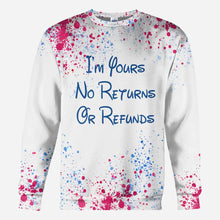 Load image into Gallery viewer, Personalized All Over Print Hoodie Custom Name Gift for Couples