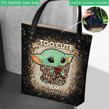 Load image into Gallery viewer, Personalized Cute Character Tote Bag Custom Name Gift