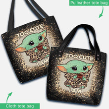 Load image into Gallery viewer, Personalized Cute Character Tote Bag Custom Name Gift