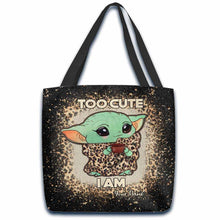 Load image into Gallery viewer, Personalized Cute Character Tote Bag Custom Name Gift