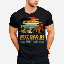 Load image into Gallery viewer, Personalized Best Dad T-Shirt & Hoodie for Father's Day Gift