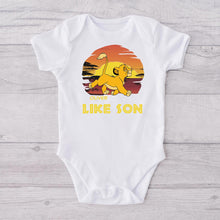Load image into Gallery viewer, Personalized Father and Baby T-shirt Set Like Father Like Son Gift