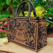Load image into Gallery viewer, Personalized Leather Handbag with Mouse Ears - Custom Name Gift for Mom