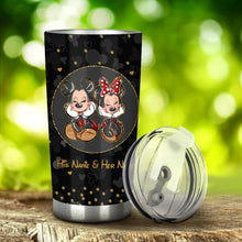 Load image into Gallery viewer, Personalized Mickey Mouse Tumbler Custom Name Gift for Couples
