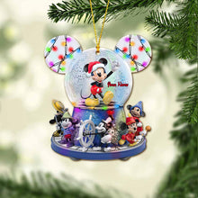 Load image into Gallery viewer, Personalized Mouse Ornament Custom Name Holiday Decoration Gift