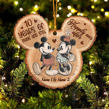 Load image into Gallery viewer, Personalized Christmas Mouse Ornament Custom Name Gift for Couples