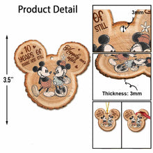 Load image into Gallery viewer, Personalized Christmas Mouse Ornament Custom Name Gift for Couples