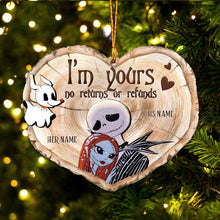 Load image into Gallery viewer, Personalized Double-Sided Christmas Ornament Custom Names Gift for Couples