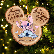 Load image into Gallery viewer, Personalized Christmas Ohana Ornament Custom Name Gift for Couples