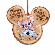 Load image into Gallery viewer, Personalized Christmas Ohana Ornament Custom Name Gift for Couples