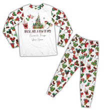 Load image into Gallery viewer, Personalized Christmas Pajama Set with Favorite Things Design for Family