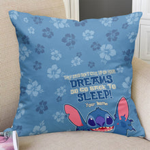 Load image into Gallery viewer, Personalized Ohana Throw Pillow with Custom Name Gift for Home