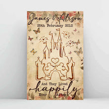 Load image into Gallery viewer, Personalized Wedding Anniversary Mouse Poster Custom Couple Gift