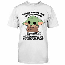 Load image into Gallery viewer, Personalized Sage and Hood T-shirt for Birthdays, Christmas
