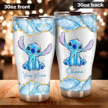 Load image into Gallery viewer, Personalized Ohana Tumbler Custom Name Gift for Mom or Birthday