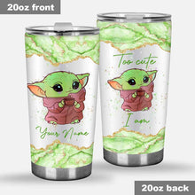 Load image into Gallery viewer, Personalized Cute Tumbler with Custom Name Gift for Kids