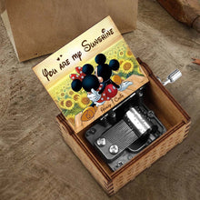 Load image into Gallery viewer, Personalized Hand Crank Music Box Couple Gift You Are My Sunshine