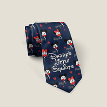Load image into Gallery viewer, Personalized Daddy's Little Squirts Necktie Custom Name Gift for Dad