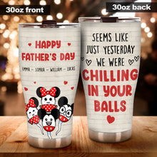 Load image into Gallery viewer, Personalized Father's Day Mouse Tumbler Custom Name Gift