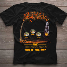 Load image into Gallery viewer, Personalized Halloween T-shirt & Hoodie The DADALORIAN Gift for Kids