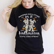 Load image into Gallery viewer, Personalized Halloween Mouse T-shirt & Hoodie Unique Couple Gift