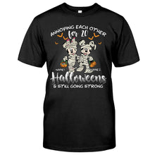 Load image into Gallery viewer, Personalized Halloween Mouse T-shirt & Hoodie Unique Couple Gift