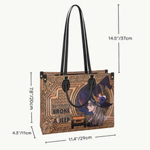 Load image into Gallery viewer, Personalized Halloween Leather Handbag Custom Name Gift