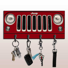 Load image into Gallery viewer, Personalized Jeep Car Key Rack Custom Name Gift for Him