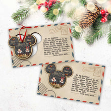 Load image into Gallery viewer, Personalized Christmas Wooden Pop Out Ornament for Couples