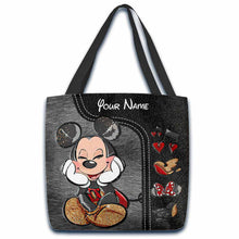 Load image into Gallery viewer, Personalized Mouse Ears Tote Bag Custom Name Gift for Mom