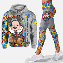 Load image into Gallery viewer, Personalized Autism Awareness Hoodie & Leggings Set | Custom Gift