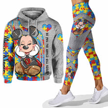 Load image into Gallery viewer, Personalized Autism Awareness Hoodie & Leggings Set | Custom Gift