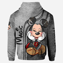Load image into Gallery viewer, Personalized Mickey Mouse Ears Hoodie & Leggings Set for Kids