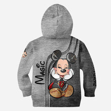 Load image into Gallery viewer, Personalized Mickey Mouse Ears Hoodie & Leggings Set for Kids