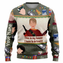 Load image into Gallery viewer, Personalized Christmas Sweater Custom Name Holiday Gift