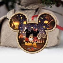 Load image into Gallery viewer, Personalized Mickey Mouse Couple Ornament Custom Name Gift for Christmas