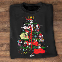 Load image into Gallery viewer, Personalized Nightmare Christmas Tree T-shirt & Hoodie Gift