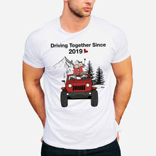 Load image into Gallery viewer, Personalized Couple Driving Together Since Shirt & Hoodie Gift