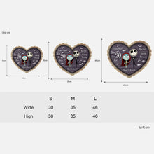 Load image into Gallery viewer, Personalized Heart Wood Sign Custom Names 20 Years Gift for Couples