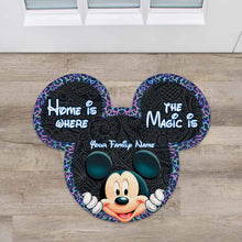 Load image into Gallery viewer, Personalized Mickey Mouse Shaped Doormat for Home Decor