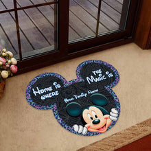 Load image into Gallery viewer, Personalized Mickey Mouse Shaped Doormat for Home Decor